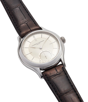 buying Laurent Ferrier Galet Micro-rotor 40 mm platinum time-only dress watch from independent watchmaker for sale online at A Collected Man London UK specialist of rare watches