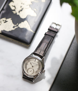 for sale Laurent Ferrier Galet Micro-rotor 40 mm platinum time-only dress watch from independent watchmaker for sale online at A Collected Man London UK specialist of rare watches