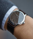 Prototype Laurent Ferrier Galet Micro-rotor LF 229.01 "Only Watch 2011" steel watch brown dial for sale online at A Collected Man London UK approved seller of independent watchmakers