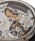 independent watchmaker Laurent Ferrier Galet Micro-rotor platinum white enamel dial limited edition dress watch sale A Collected Man London UK specialist of independent watchmakers