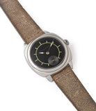 selling Laurent Ferrier Galet Square Boreal Micro-rotor steel sector dial watch by independent watchmaker for sale online at A Collected Man London UK specialist of rare watches