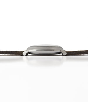 buy rare steel Laurent Ferrier Galet Square Boreal Micro-rotor steel sector dial watch by independent watchmaker for sale online at A Collected Man London UK specialist of rare watches