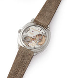 in-house hand-finished 229.01 automatic Laurent Ferrier Galet Square Boreal Micro-rotor luxury pre-owned watch by independent watchmaker for sale online at A Collected Man London UK specialist of rare watches