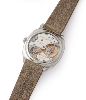 in-house hand-finished 229.01 automatic Laurent Ferrier Galet Square Boreal Micro-rotor luxury pre-owned watch by independent watchmaker for sale online at A Collected Man London UK specialist of rare watches