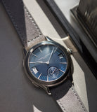 selling Laurent Ferrier Galet Traveller Micro-rotor blue dial pre-owned watch for sale online A Collected Man London UK specialist independent watchmakers
