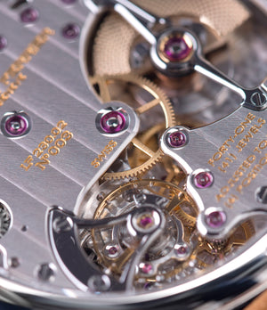 LF230.02 Laurent Ferrier Galet Traveller Boreal steel dual-timezone black dial dress watch for sale online at A Collected Man London approved seller of pre-owned Laurent Ferrier independent watchmakers