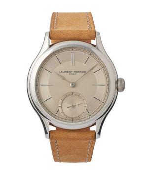 buy Laurent Ferrier Galet Micro-rotor special commission steel champagne dial dress luxury watch for sale online at A Collected Man London UK specialist of rare watches