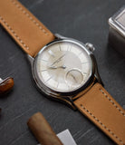 steel Laurent Ferrier Galet Micro-rotor special commission champagne dial dress luxury watch for sale online at A Collected Man London UK specialist of rare watches