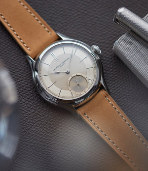 selling Laurent Ferrier Galet Micro-rotor special commission steel champagne dial dress luxury watch for sale online at A Collected Man London UK specialist of rare watches