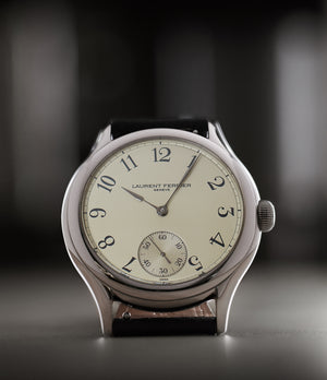 Front Dial | Laurent_Ferrier LCF004.G1.OBN.1 | Micro Rotor | White Gold | A Collected Man | Available Worldwide