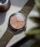 rose gold dial Laurent Ferrier Galet Micro-rotor FBN 229.01 steel rare watch for sale online at A Collected Man London approved re-seller of independent watchmakers
