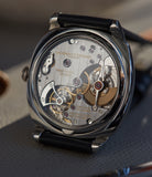 FBN 229.01 Laurent Ferrier Galet Square Micro-rotor salmon dial steel pre-owned watch for sale online at A Collected Man London UK specialist of independent watchmakers