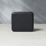 London, six-watch box with compartment, black, saffiano leather | Buy at A Collected Man | Available Worldwide