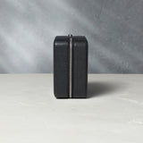 London, six-watch box with compartment, black, saffiano leather | Buy at A Collected Man | Available Worldwide