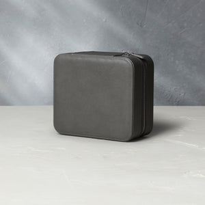 London, six-watch box Six-watch box in lava grey Saffiano leather | A Collected Man | Available Worldwide