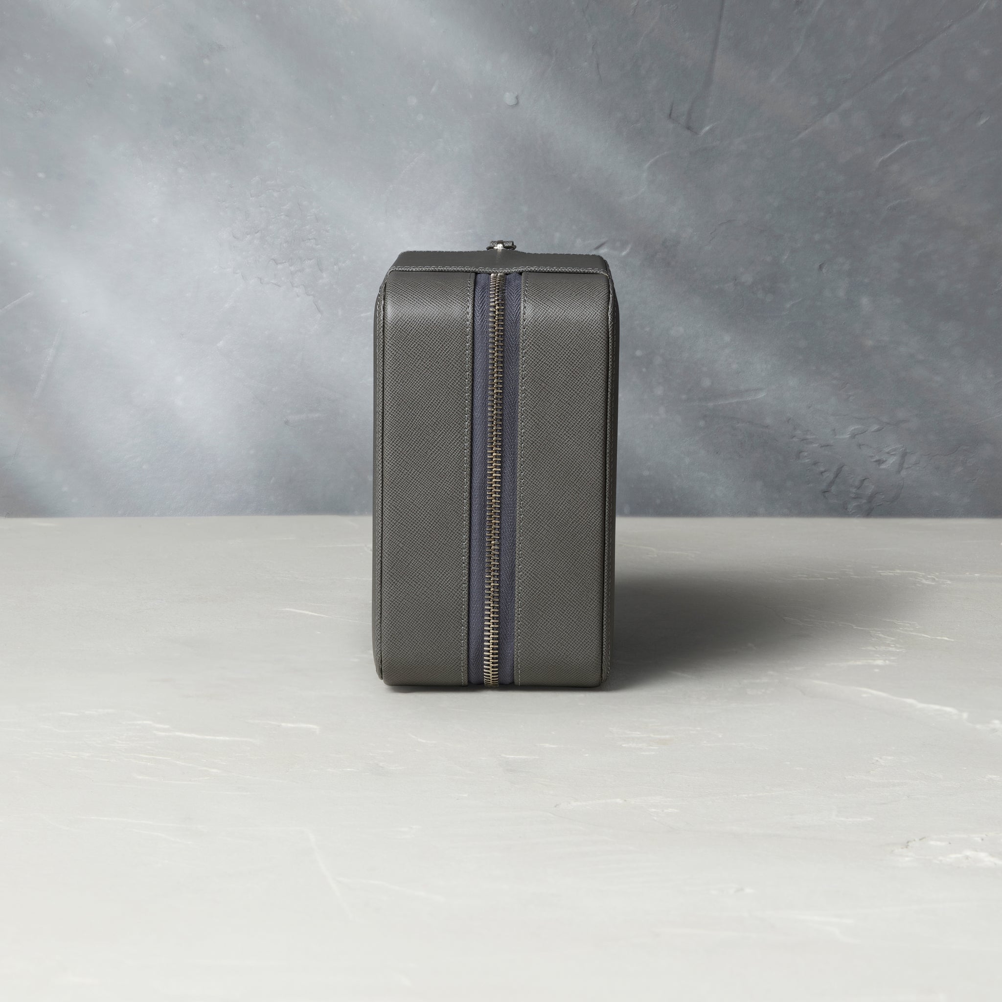 London, six-watch box Six-watch box in lava grey Saffiano leather | A Collected Man | Available Worldwide