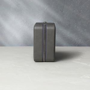 London, six-watch box Six-watch box in lava grey Saffiano leather | A Collected Man | Available Worldwide