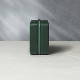 Six-watch box in emerald-green Saffiano leather | Available Worldwide | A Collected Man