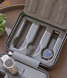 London, six-watch box Six-watch box in lava grey Saffiano leather | A Collected Man | Available World Wide
