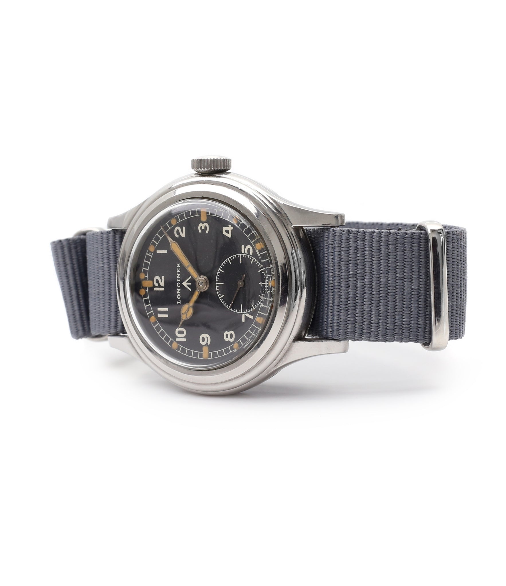 buy vintage military Longines WWW MoD British watch F6870 for sale online at A Collected Man London vintage watches specialist 
