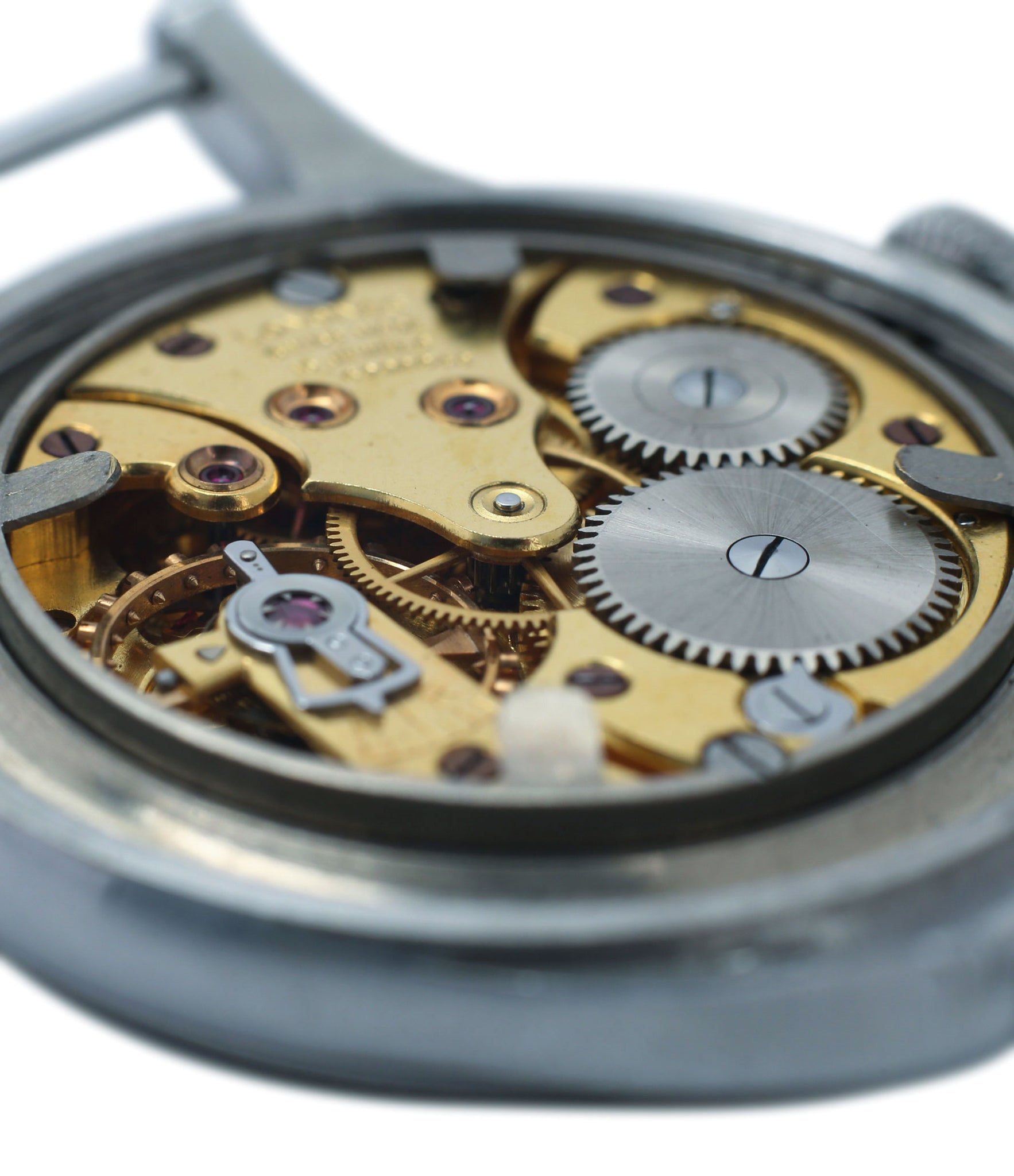 manual-winding Longines 12.68Z Cal. Z68.12 vintage W.W.W. Dirty Dozen British military MoD steel chronometer-graded watch for sale online at A Collected Man London vintage military watch specialist