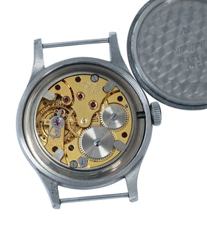 12.68Z manual-winding vintage Longines W.W.W. Dirty Dozen British military MoD steel chronometer-graded watch for sale online at A Collected Man London vintage military watch specialist