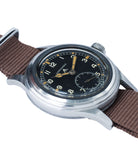 sell vintage Longines W.W.W. Dirty Dozen British military MoD steel chronometer-graded watch for sale online at A Collected Man London vintage military watch specialist