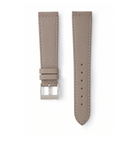 Buy Luxembourg II Molequin watch strap light taupe saffiano leather box stitched quick-release springbars buckle handcrafted European-made for sale online at A Collected Man London