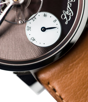 Hodinkee watch MB&F LM101 brown dial Limited Edition steel for sale online at A Collected Man London recommended retailer of independent watchmakers
