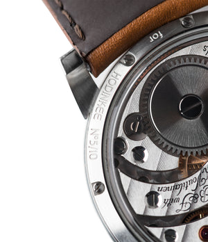 steel MB&F LM101 Limited Edition for Hodinkee watch online at A Collected Man London recommended retailer of independent watchmakers