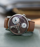 steel MB&F LM101 Legacy Machine Hodinkee Limited Edition steel for sale online at A Collected Man London recommended retailer of independent watchmakers