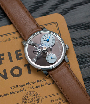 selling MB&F LM101 Limited Edition for Hodinkee steel watch online at A Collected Man London recommended retailer of independent watchmakers
