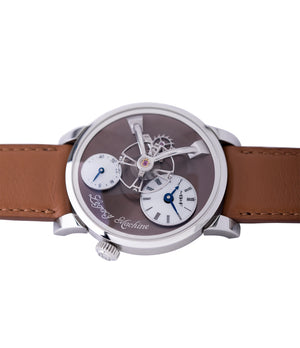 shop Hodinkee MB&F LM101 Limited Edition steel watch online at A Collected Man London recommended retailer of independent watchmakers