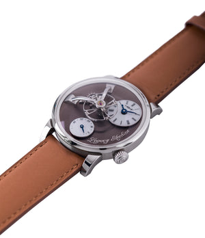 LM101 Hodinkee MB&F steel watch online at A Collected Man London recommended retailer of independent watchmakers