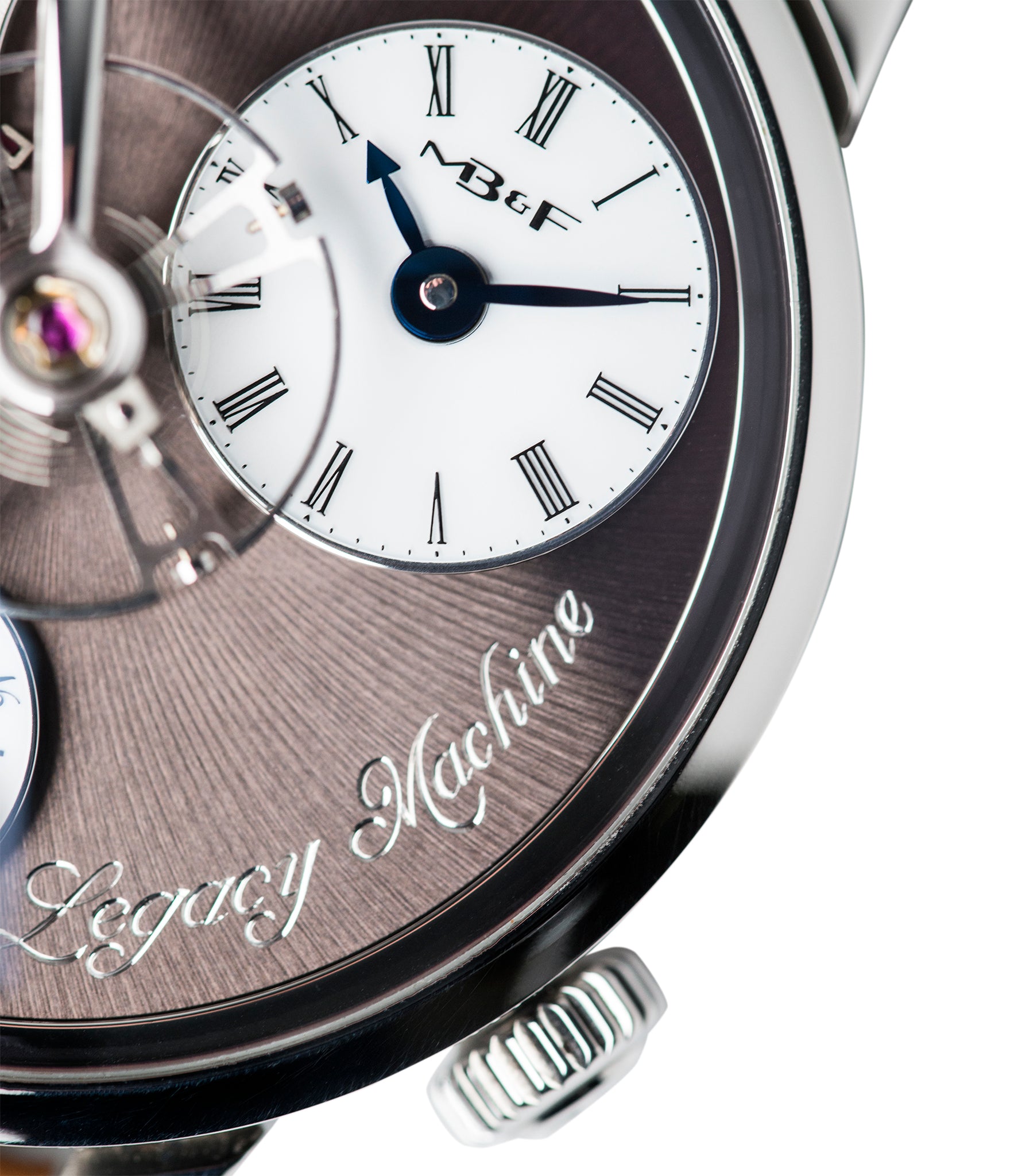 Hodinkee MB&F LM101 Legacy Machine Limited Edition steel for sale online at A Collected Man London recommended retailer of independent watchmakers