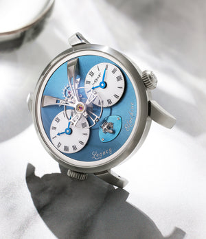 luxury rare pre-owned MB&F Legacy Machine 1 Xia Hang LM1 White Gold preowned watch at A Collected Man London