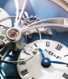 Dial close up | independent watchmaker MB&F Legacy Machine 1 Xia Hang LM1 White Gold preowned watch at A Collected Man London