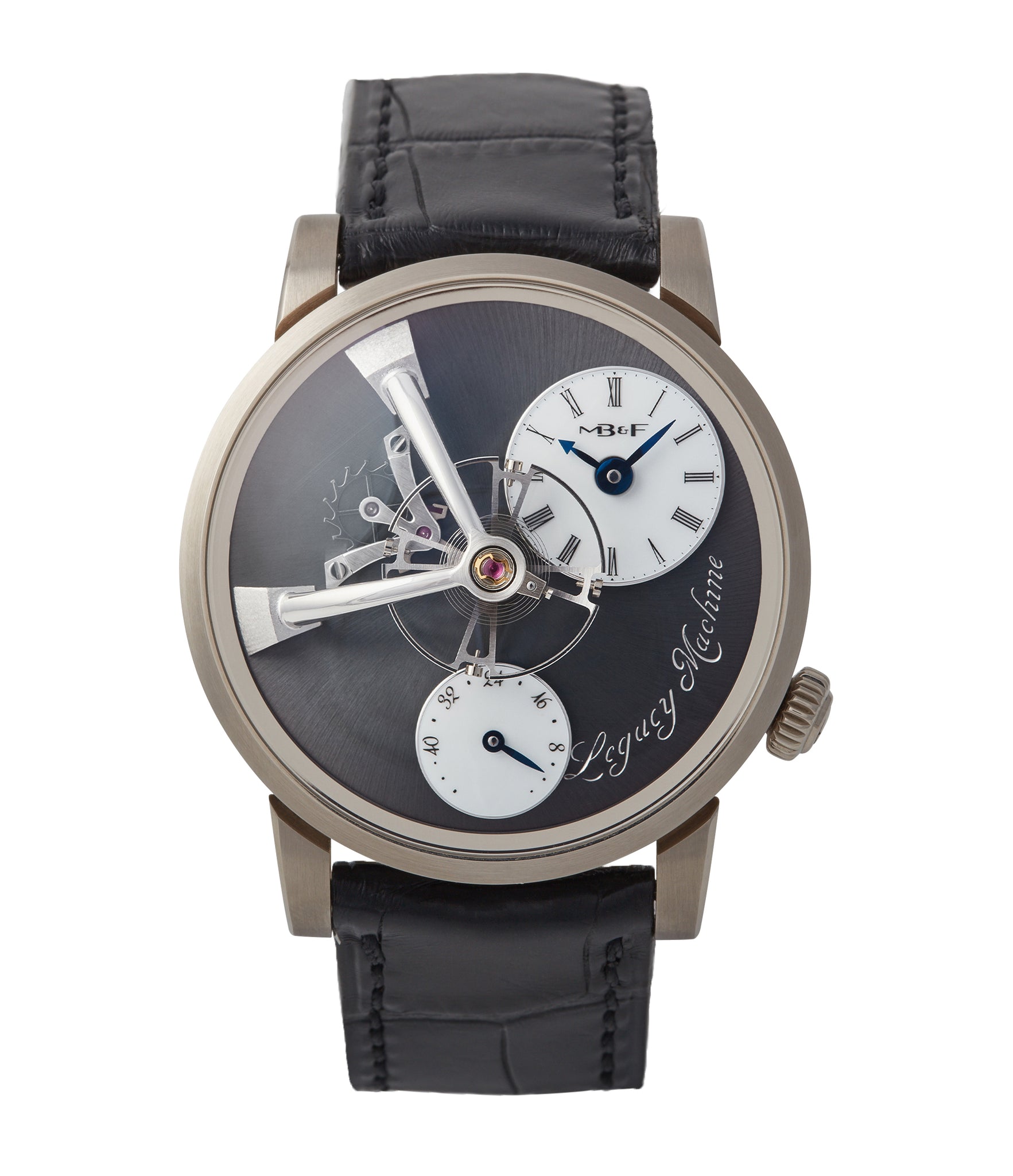 buy MB&F Kari Voutilainen Legacy Machine LM101 grey dial time-only independent watchmaker for sale online A Collected Man London