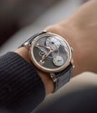 MB&F Kari Voutilainen Legacy Machine LM101 grey dial time-only independent watchmaker for sale online A Collected Man London