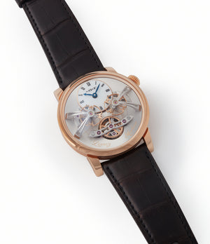 selling MB&F Voutilainen Mojon Legacy Machine LM2 rose gold double flying balance watch by independent watchmaker Max Busser for sale online at A Collected Man London
