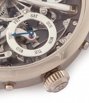  Perpetual Calendar MB&F LM3 white gold rare pre-owned watch by independent watchmaker for sale online at A Collected Man London UK approved seller of independent watchmakers