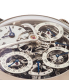 open work grey dial MB&F Legacy Machine 3 Perpetual Calendar white gold rare pre-owned watch by independent watchmaker for sale online at A Collected Man London UK approved seller of independent watchmakers