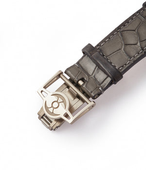 white gold deployant buckle MB&F Legacy Machine 3 Perpetual Calendar white gold rare pre-owned watch by independent watchmaker for sale online at A Collected Man London UK approved seller of independent watchmakers