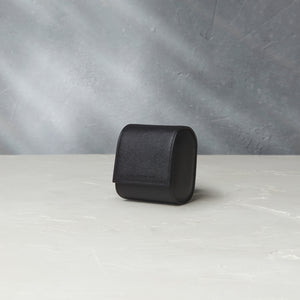 Buy Milano, one-watch roll, black, saffiano leather | Buy At A Collected Man | Available World Wide