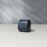 Buy Milano, one-watch roll, midnight blue, saffiano leather | A Collected Man London Accessories