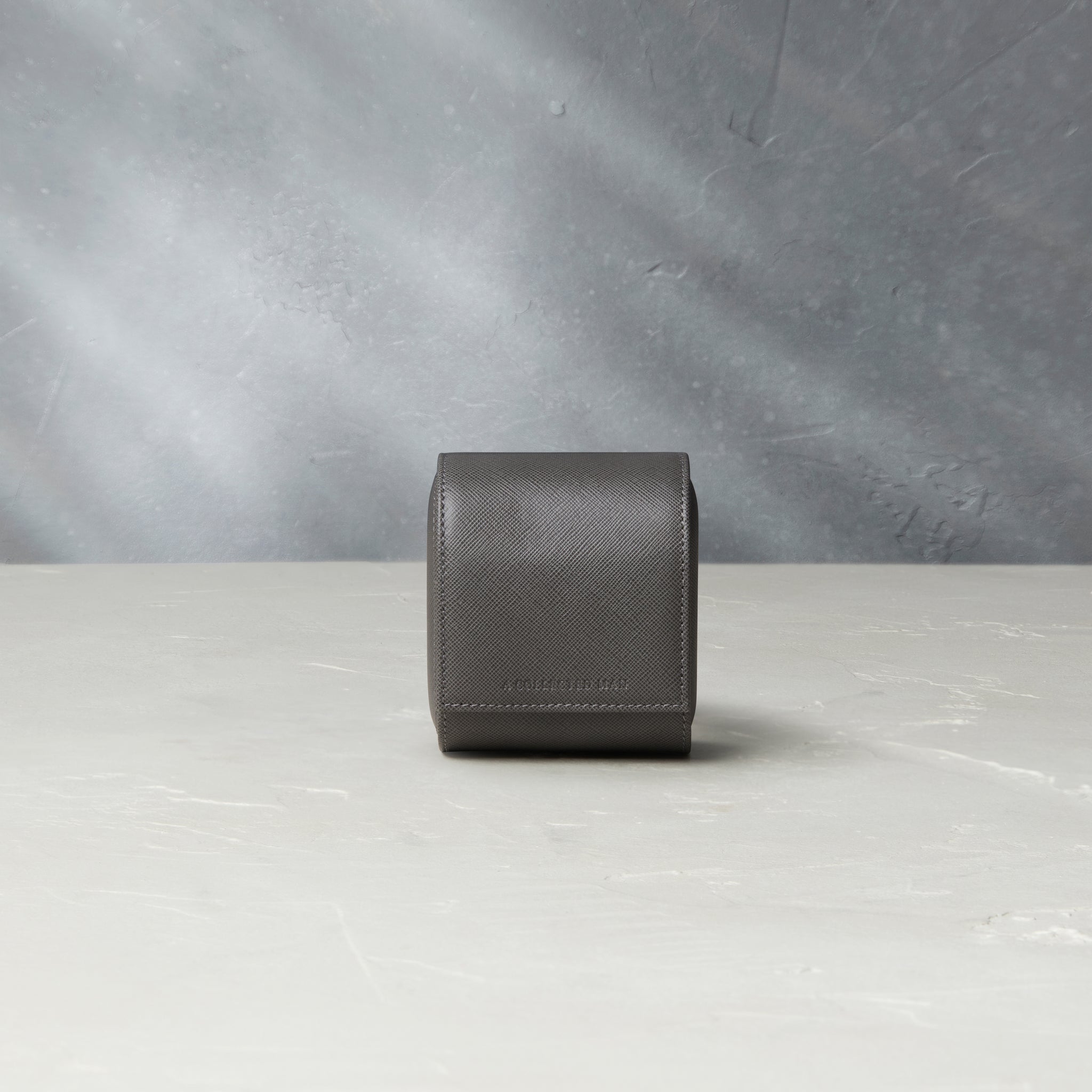 Watch Case | Buy Milano one-watchroll lavagrey saffianoleather A Collected Man | Available World Wide