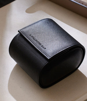 Buy Milano, one-watch roll, black, saffiano leather | Buy At A Collected Man  | Available World Wide