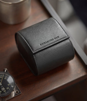 Buy Milano, one-watch roll, black, saffiano leather | Buy At A Collected Man  | Available World Wide