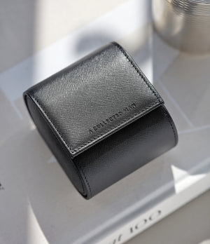 Buy Milano, one-watch roll, black, saffiano leather | Buy At A Collected Man  | Available World Wide