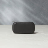 Watch Case | Two-watch slim pouch in black Saffiano leather | Buy At A Collected Man | Available World Wide
